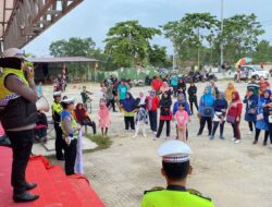 Satlantas Polres Pelalawan Terus Mengedukasi Masyarakat Untuk Selalu Tertib dan Mentaati Peraturan Lalu Lintas