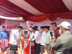 Bupati Pelalawan H. Zukri SE Launching Pom Mini dan Rumah SIGAP Kecamatan Pangkalan Kerinci