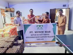 PT. Musim Mas Gerak Cepat Berikan Bantuan Untuk Masyarakat Terdampak Banjir di Pelalawan