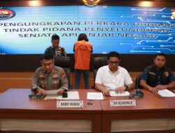 Pengungkapan Perkara Dugaan Tindak Pidana Penyeludupan Senjata Api Antar Negara