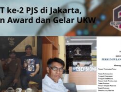 HUT ke-2 PJS di Jakarta, Berikan Award dan Gelar UKW