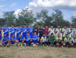 Desa Makmur Gelar Turnamen Sepak Bola U40, Sambut Bulan Suci Ramadhan 1445 H
