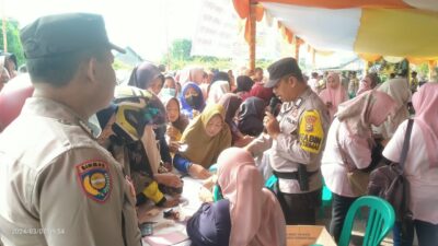 Gelar Operasi Pasar, Stand Pasar Murah Disperindagsar Rohil di Serbu Ribuan Warga