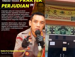 Judi Gelper Marak Lagi, PJS Kepri Soroti Komitmen Kapolda dan Kapolres Barelang