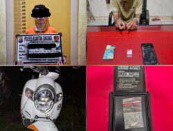 Tim Mata Elang Polres Kuansing Ungkap Kasus Narkoba Pengedar Shabu Ditangkap di Desa Rawang Bonto,