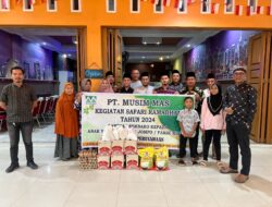 PT Musim Mas Salurkan 50 Paket Sembako pada Safari Ramadhan Di Kelurahan Sorek Satu