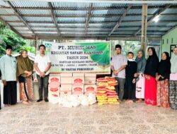 PT. Musim Mas Salurkan Bantuan Sembako  Pada Safari Ramadhan di Desa Kuala Semundam