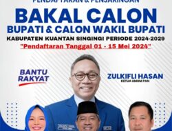 DPD PAN Kuansing Resmi Buka Pendaftaran Dan Penjaringan Calon Kepala Daerah