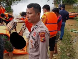 Polsek kuantan Tengah Evakuasi Penemuan mayat Tanpa Identitas Di Sungai Batang Kuantan
