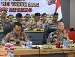 Polres Kuansing Gelar Operasional dan Analisis Evaluasi Bulan Mei 2024