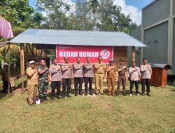 Polres Kuansing dan Polsek Kuantan Hilir Gelar Kegiatan Ceremonial Baksos, Bansos, dan Bedah Rumah Dalam Rangka HUT Bhayangkara ke-78 Tahun 2024