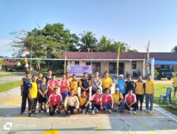 Pembukaan Turnamen Bola Volley di Polsek Singingi Dalam Rangka Memeriahkan HUT Bhayangkara ke-78