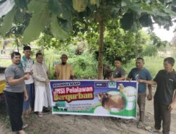 Idul Adha 2024, Keluarga Besar JMSI Pelalawan Potong Satu Ekor Sapi Kurban