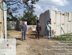 Polsek Singingi Lakukan Pengecekan Lokasi Diduga Tempat Penimbunan BBM Bersubsidi di Kelurahan Muara Lembu