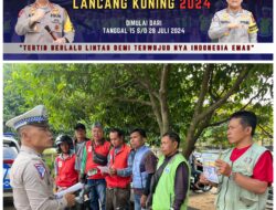 Satgas Preemtif Polres Kuansing Lakukan Sosialisasi Ops Patuh Lancang Kuning 2024