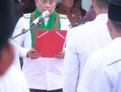 Kukuhkan Perpanjangan Kades dan BPD, Bupati H Zukri: Pemimpin Harus Bisa Memperhatikan Kesejahteraan Hidup Masyarakat
