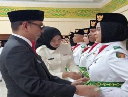 PJ sekda kukuhkan 34 Anggota Pasukan Paskibraka Kuansing
