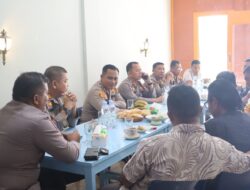 Kapolres Kuansing Pimpin Jumat Curhat dan Silaturahmi dengan Ketua Forum Kades Kenegrian Kari