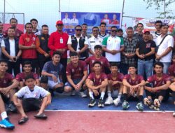 Dipadati Ratusan Masyarakat, Bupati H Zukri Tutup Pertandingan Voli Desa Sering