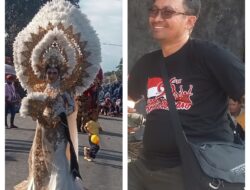 Karnaval Umum Dalam Rangka HUT RI 79 di Desa Sabrang Kec Ambulu Jember.