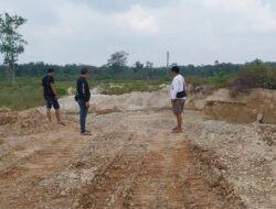 Polsek Kuantan Hilir Lakukan Pengecekan Dugaan Galian C di Desa Kasang Limau Sundai