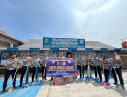 Sat Lantas Polres Kuansing Gelar Bakti Sosial Religi Dalam Rangka Hari Lalu Lintas Bhayangkara Ke-69