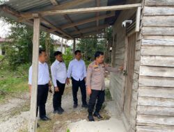 Polsek Singingi Lakukan Pengecekan Lokasi Pemurnian Emas Ilegal di Desa Logas Hilir