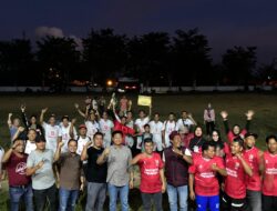 Ketua DPRD Pelalawan Resmi Tutup Camat Cup U40 di Desa Makmur