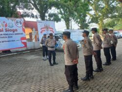 Polres Kuansing Intensifkan Pengecekan Preventif Pengamanan di Kantor Bawaslu Kuansing Dalam Rangka Operasi Mantap Praja LK 2024