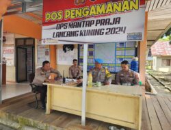 Pengecekan Personil Pengamanan Bawaslu Kuansing Dalam Rangka OMP Lancang Kuning 2024