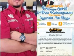 Paslon Bupati Pelalawan 01 Cantumkan Foto Presiden dan Wapres, Chandra : Padahal Sudah Dilarang, Tetap Ngeyel