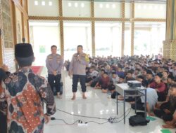 Sat Binmas Polres Kuansing Laksanakan Sosialisasi Anti-Bullying di Pondok Pesantren Syafa’aturrasul