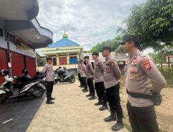 Polres Kuansing Amankan Gudang Logistik KPU Dalam Rangka Operasi Mantap Praja Lancang Kuning 2024