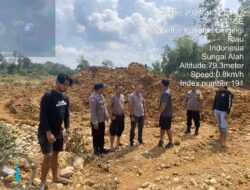 Sat Reskrim Polres Kuansing Lakukan Penertiban PETI di Desa Sungai Alah Hulu Kuantan