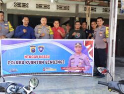 Sat Binmas Polres Kuansing Gelar Minggu Kasih Dalam Rangka Cooling System Pasca Pilkada 2024