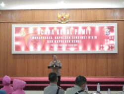 Momen Haru dan Suka Cita Warnai Acara Kenal Pamit Wakapolres, Kapolsek Singingi Hilir, dan Kapolsek Benai Polres Kuansing