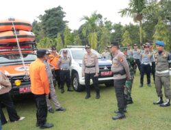 Polres Kuansing Gelar Apel Kesiapsiagaan Penanganan Bencana Alam Banjir di Wilayah Hukum Polres Kuansing
