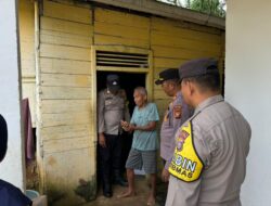 Jum’at Barokah Polsek Hulu Kuantan Salurkan Bantuan Kepada Warga Kurang Mampu