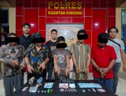 Tim Mata Elang Satres Narkoba Polres Kuansing Berhasil Ungkap Jaringan Narkotika di Logas Tanah Darat