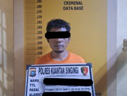 Tim Mata Elang Sat Resnarkoba Polres Kuansing Tangkap Pengedar Narkoba di Singingi Hilir