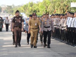 Polres Kuansing Gelar Apel Gladi Kesiapsiagaan Bencana Karhutla Tahun 2025, Tegaskan Komitmen Antisipasi Musim Kemarau
