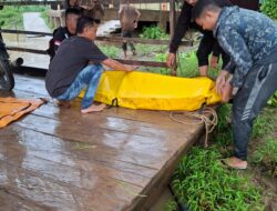 Hari Ketiga Pencarian, Polsek Cerenti Berhasil Temukan dan Evakuasi Korban Tenggelam di Sungai Kuantan