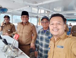 Silaturahmi dengan Mantan Bupati Harris, Bupati dan Wakil Bupati Pelalawan Tinjau Wisata Danau Tajwid