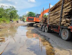 Jalan Pemda Tualang Rusak Parah, Warga Sampaikan Surat Terbuka: “Kami Sedang Dibangun untuk Menderita”