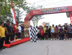 Polres Pelalawan mengadakan “Fun Run Road To Riau Bhayangkara 7,9 KM 2025 dalam rangka Meriahkan HUT Bhayangkara ke-79”