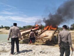 Wakapolda Riau pimpin Langsung dilapangan Operasi PETI Kuantan 2025 Hari Ke-4