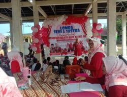 Peringatan HUT RI di Desa Palas Semakin Semarak Adanya Lomba Seni dan Sastra Tingkat Sekolah