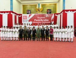 Bupati Pelalawan Kukuhkan 35 Anggota Paskibraka Kabupaten Pelalawan Tahun 2025
