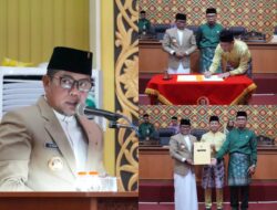 Bupati Pelalawan Hadiri Rapat Paripurna Pembahasan Ranperda Perubahan APBD Tahun 2025