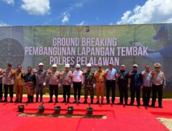 Bupati dan Wakil Bupati Pelalawan Hadiri Ground Breaking Pembangunan Lapangan Tembak Polres Pelalawan